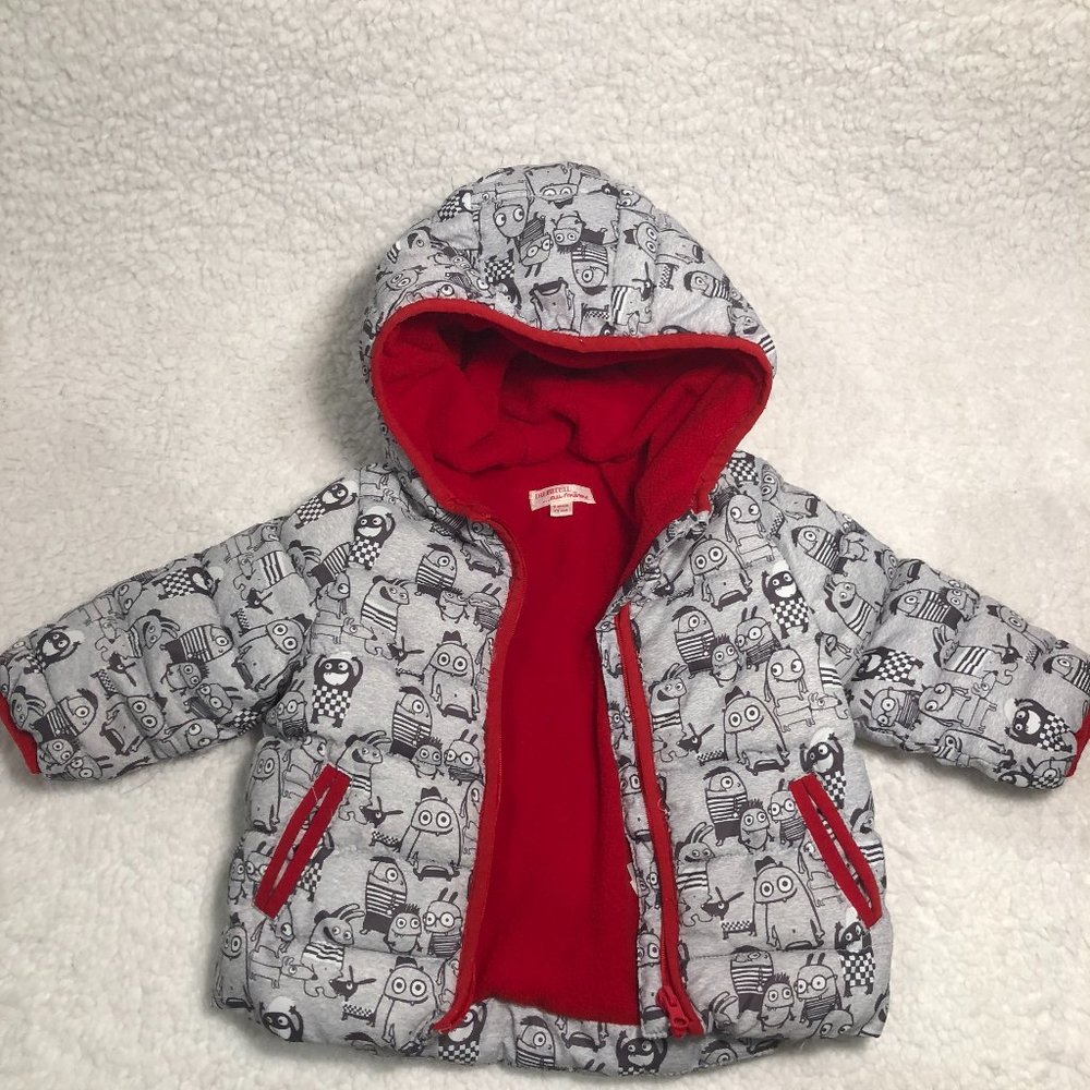 Du Pareil Au Meme Baby Warm Lined Hooded Jacket Size 9 mo/71cm